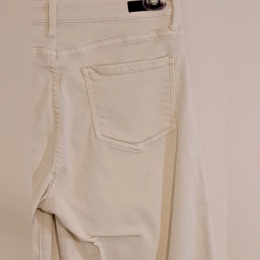 Kut from the Kloth White Slightly Cropped Wide Leg Jeans Misses Size 10 - Picture 10 of 10